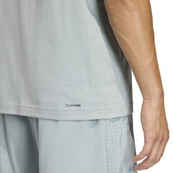 Koszulka treningowa męska adidas WORKOUT ESSENTIALS niebieska KD5495