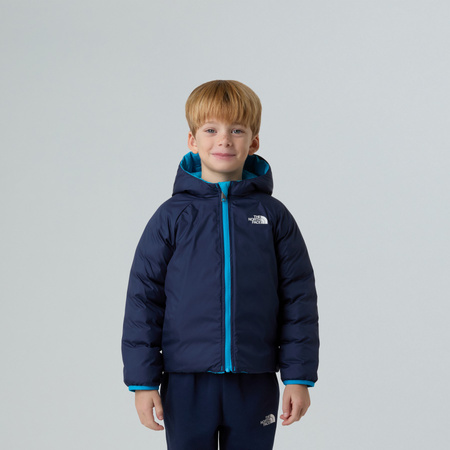 Kurtka z kapturem dziecięca The North Face REVERSIBLE PERRITO niebieska NF0A88VJD7R