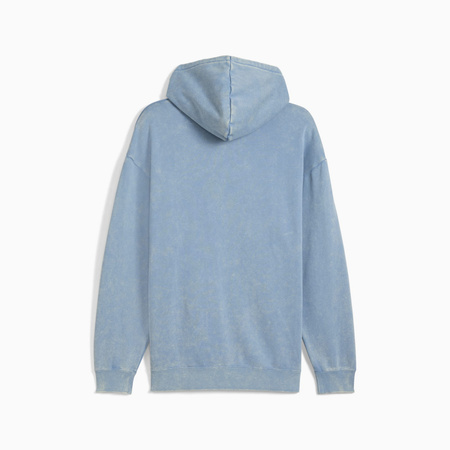 Bluza z kapturem męska Puma ESS ELEVETED RELAXED WASH FL niebieska 68804934