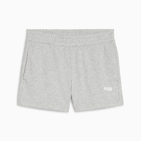 Szorty damskie Puma ESS SMALL LOGO 4 TR szare 68833004