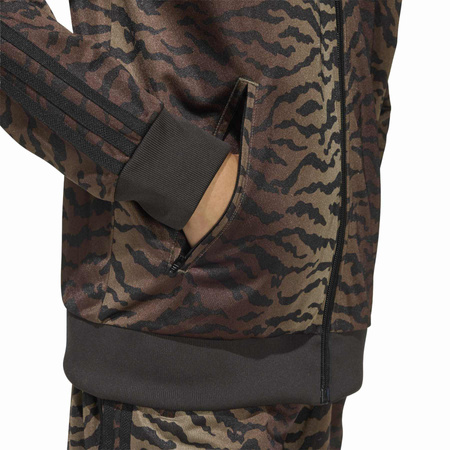 Bluza dresowa dziecięca adidas FIREBIRD brązowa KD8283