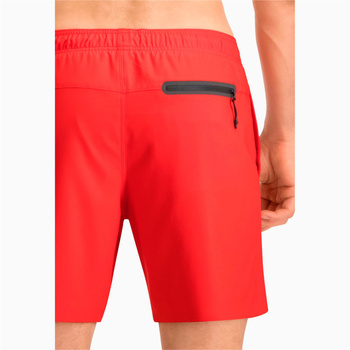 Kąpielówki męskie Puma SWIM MEDIUM LENGTH czerwone 90766002