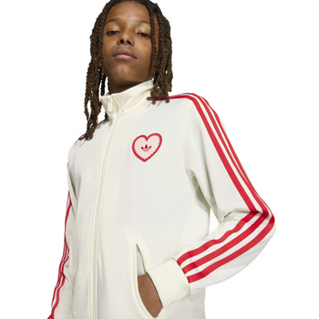 Bluza dresowa dziecięca adidas FIREBIRD beżowa KT0836