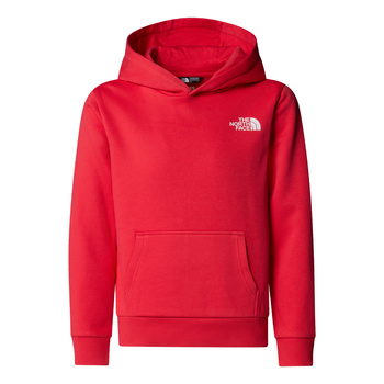 Bluza z kapturem dziecięca The North Face SIMPLE DOME czerwona NF0A8AXV6IE