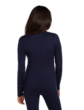 Longsleeve termiczny damski Icebreaker 200 OASIS granatowy IB104375401