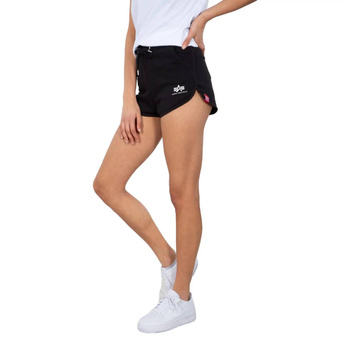 Spodenki damskie Alpha Industries BASIC czarne 116054-03