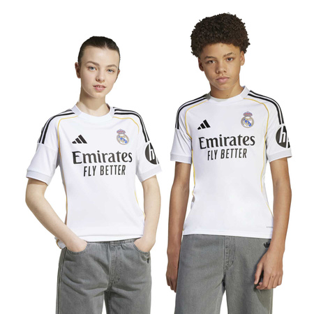 Koszulka piłkarska dziecięca adidas REAL MADRID 25/26 HOME biała JN8887