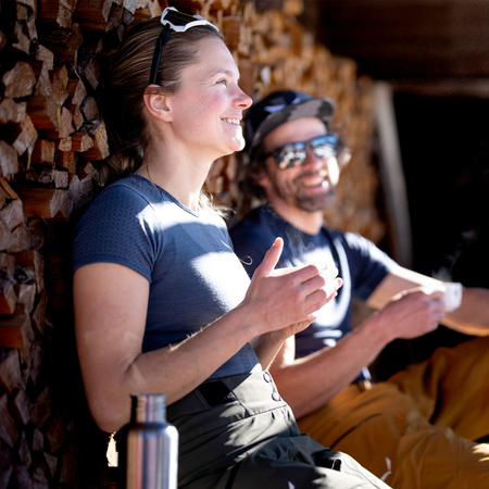 Koszulka damska Salewa ZEBRU MEDIUM WARM granatowa 00-0000027960_8670