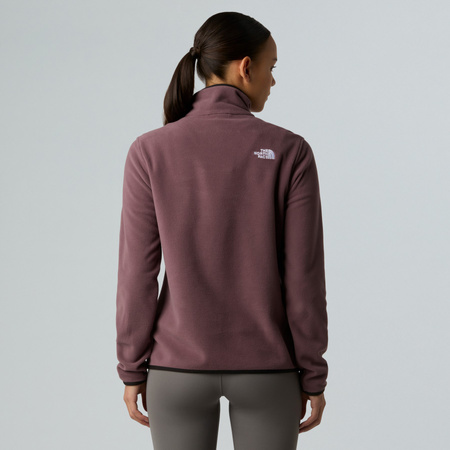 Polar damski The North Face GLACIER FLEECE 1/4 ZIP fioletowy NF0A8D2JBQ7