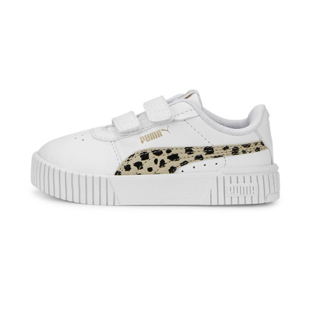 Buty sportowe dziewczęce Puma CARINA 2.0 ANIMAL V INF białe 39202701