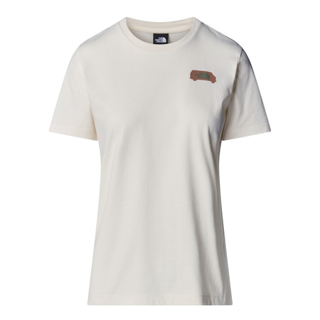 Koszulka damska The North Face OUTDOOR GRAPHIC beżowa NF0A8C22QLI