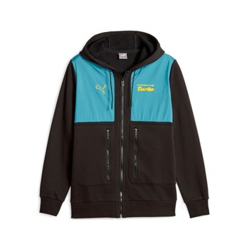 Bluza z kapturem męska Puma PL czarna 62102301