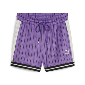 Spodenki damskie Puma T7 FOR THE FANBASE MESH fioletowe 62434550