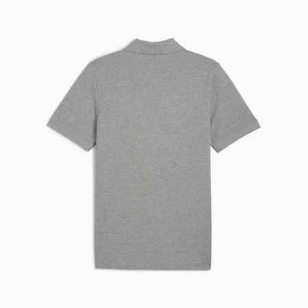 Koszulka polo męska Puma ESS SMALL LOGO PIQUE szara 68676203