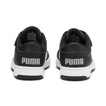 Buty sportowe dziecięce Puma REBOUND LAYUP LO SL V PS czarne 37049202