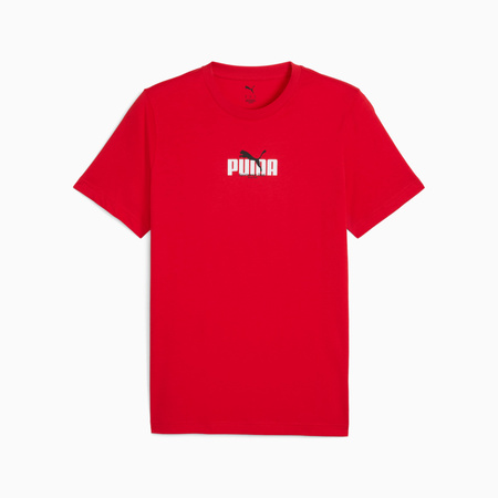 Koszulka męska Puma GRAPHIC WORDING czerwona 68803211