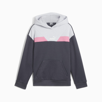 Bluza z kapturem dziewczęca Puma POWER FL szara 68178869