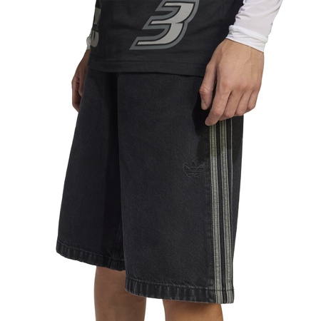 Spodenki jeansowe męskie adidas ADICOLOR FIREBIRD czarne JC6719