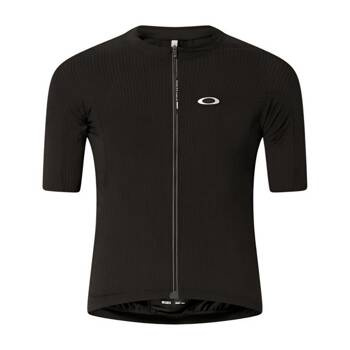 Koszulka rowerowa męska Oakley GRIDSKIN PINSTRIPE JERSEY Q36.5 czarna FOA405953-02E