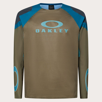 Longsleeve rowerowy męski Oakley SEEKER EDGE brązowy FOA406792-95X