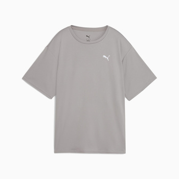 Koszulka damska Puma TRAINING RELAXED szara 68951420