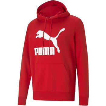 Bluza z kapturem męska Puma CLASSICS LOGO czerwona 53008411