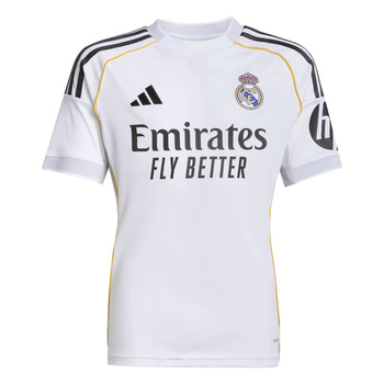 Koszulka piłkarska dziecięca adidas REAL MADRID 25/26 HOME biała JN8887