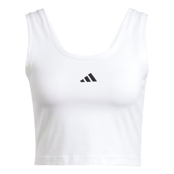 Top sportowy damski adidas ESSENTIALS SMALL LOGO biały JD0545