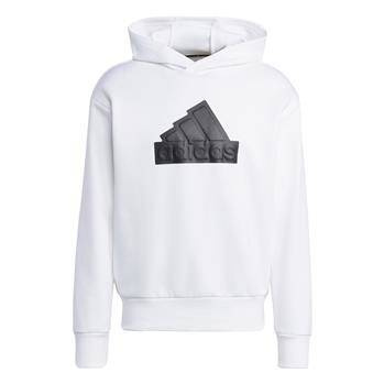 Bluza z kapturem męska adidas FUTURE ICONS BOS biała IC3746