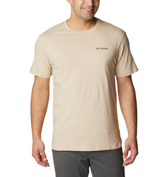 Koszulka męska Columbia BARTON SPRINGS beżowa 2058331271