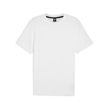 Koszulka męska Puma FERRARI RACE TONAL BIG SHIELD biała 62705704