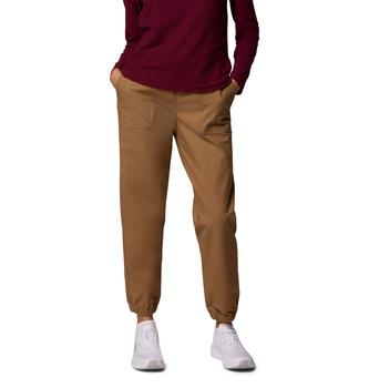 Spodnie dresowe damskie Columbia ROC brązowe 2135771257