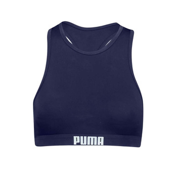 Biustonosz kąpielowy damski Puma SWIM granatowy 90769203