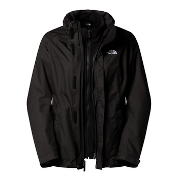 Kurtka z kapturem damska The North Face EVOLVE II TRICLIMATE czarna NF0A8E02JK3