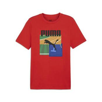 Koszulka męska Puma GRAPHICS SUMMER SPORTS II czerwona 62790911