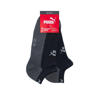 Skarpety unisex Puma ELEMENTS CUSH SNEAKER 2-PACK wielokolorowe 93899603