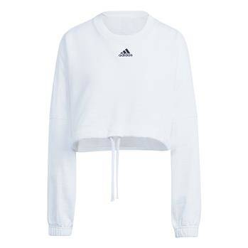 Bluza damska adidas Dance Crop Versatile biała IC6683