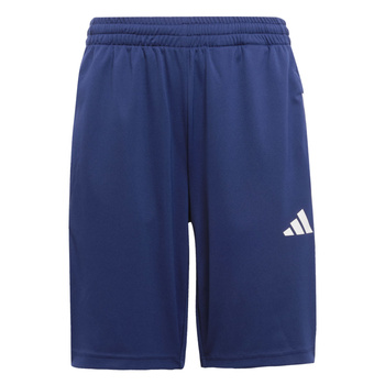 Spodenki dziecięce adidas TRAIN ESSENTIALS 3-STRIPES niebieskie JJ1040
