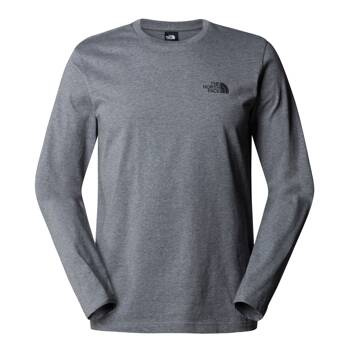 Longsleeve męski The North Face SIMPLE DOME szary NF0A87QNDYY