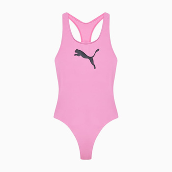 Kostium kąpielowy dziewczęcy Puma SWIM RACERBACK różowy 93813703