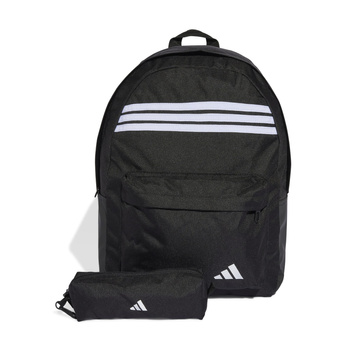 Plecak miejski unisex adidas CLASSIC 3-STRIPES czarny JZ3321
