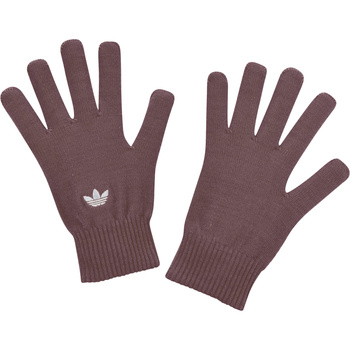 Rękawiczki zimowe unisex adidas ADICOLOR bordowe JZ5014