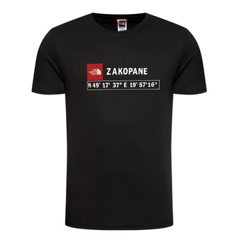 Koszulka męska The North Face GPS ZAKOPANE czarna NF0A8DV6JK3