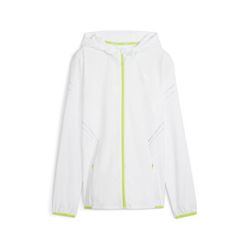 Kurtka z kapturem damska Puma RUN ULTRAWEAVE biała 52497102