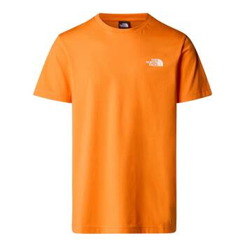Koszulka męska The North Face SIMPLE DOME pomarańczowa NF0A87NG6HI