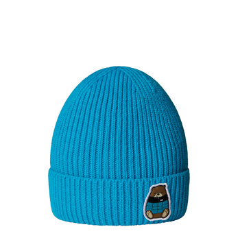 Czapka zimowa dziecięca The North Face LOGO BOX CUFFED niebieska NF0A8CGUFOP