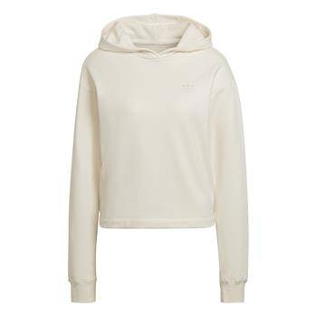 Bluza z kapturem damska adidas Cropped beżowa HE6885