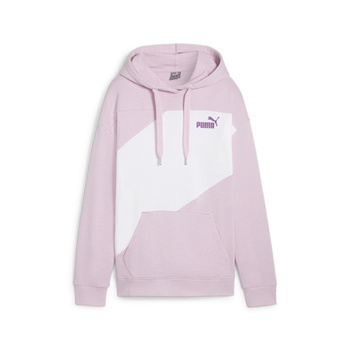 Bluza z kapturem damska Puma POWER TR fioletowa 67789360