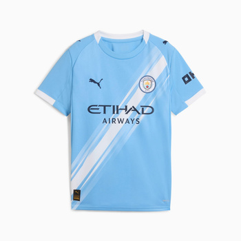 Koszulka chłopięca Puma MCFC HOME JERSEY REPLICA JR niebieska 78034101