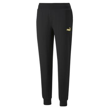 Spodnie dresowe damskie Puma ESS+ METALLIC FL czarne 84995901